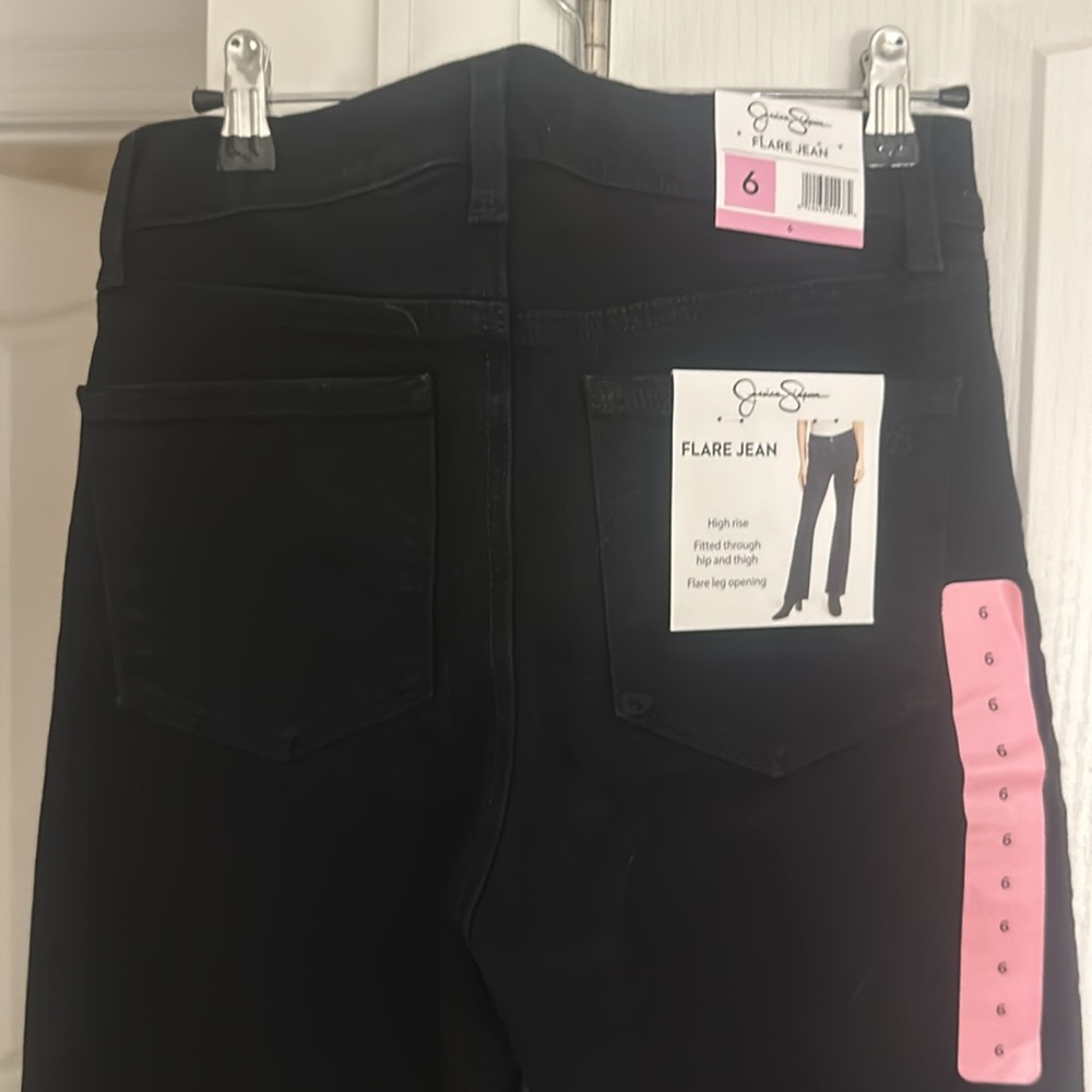Jessica Simpson black flare jeans - Picture 7 of 9